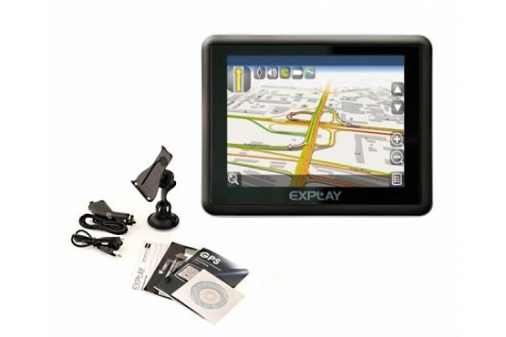 Навигатор GPS автомобильный Explay PN-915 с картой Navitel.